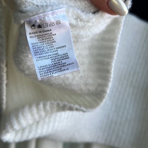 Paper Crane - size small - sweater: black, white and brown - Picture 6 of 6